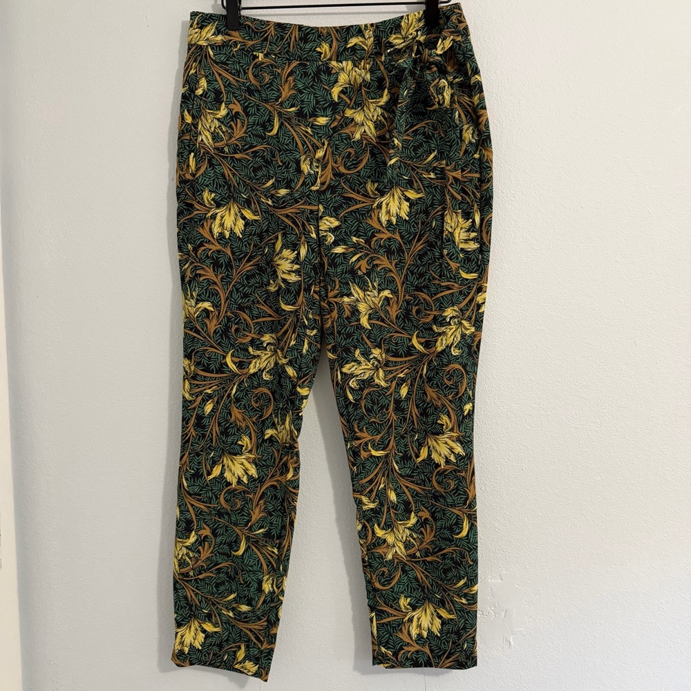 Zara -‎ Tropical Crop Pants
